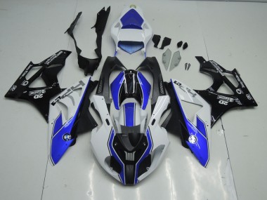 2009-2018 Blue and White BMW S1000RR Motorcycle Fairings Canada