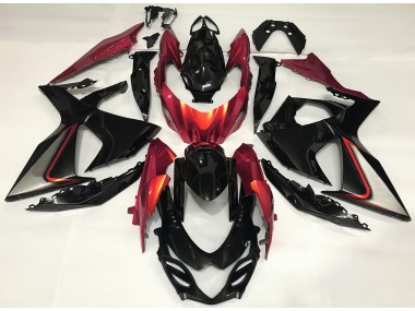 2009-2016 Burnt Orange and Black Suzuki GSXR 1000 Motorcycle Fairings Canada