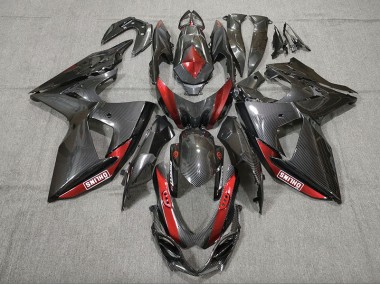 2009-2016 Carbon Fiber Red Suzuki GSXR 1000 Motorcycle Fairings Canada