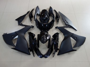 2009-2016 Matte Black and Gloss Black Suzuki GSXR 1000 Motorcycle Fairings Canada