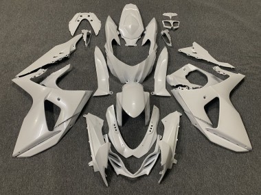 2009-2016 Plain Gloss White Suzuki GSXR 1000 Motorcycle Fairings Canada