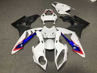 2009-2018 White Matte Black BMW S1000RR Motorcycle Fairings Canada