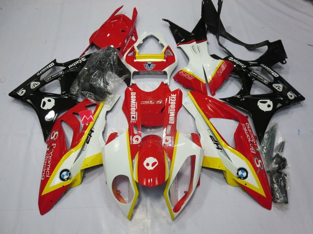 2009-2018 Yellow and Red BMW S1000RR Motorcycle Fairings Canada