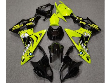 2009-2018 High Viz Yellow Shark BMW S1000RR Motorcycle Fairings Canada