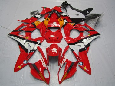 2009-2018 Red and White BMW S1000RR Motorcycle Fairings Canada