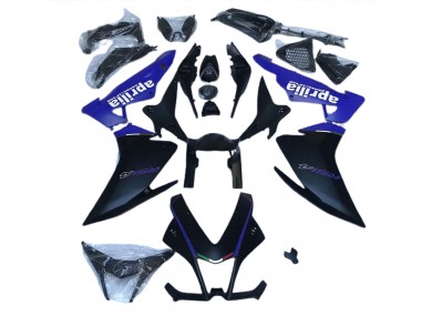 2010-2015 Matte Black & Blue Aprilia RSV4 1000 Motorcycle Fairings Canada