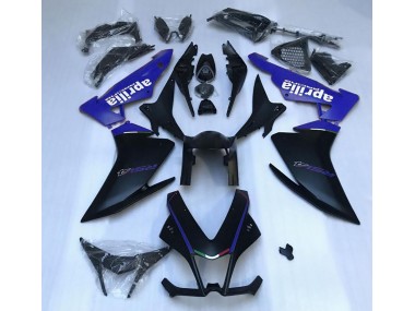 2010-2015 Matte Black & Blue Aprilia RSV4 1000 Motorcycle Fairings Canada