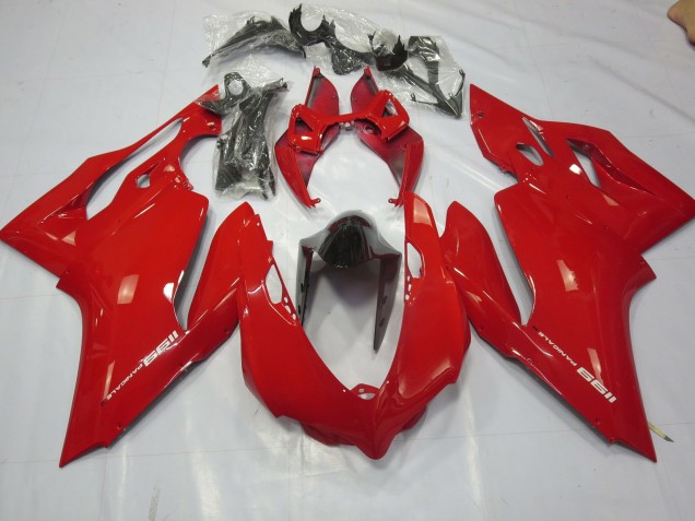 Plain Gloss Red Ducati 1199 Motorcycle Fairings Canada