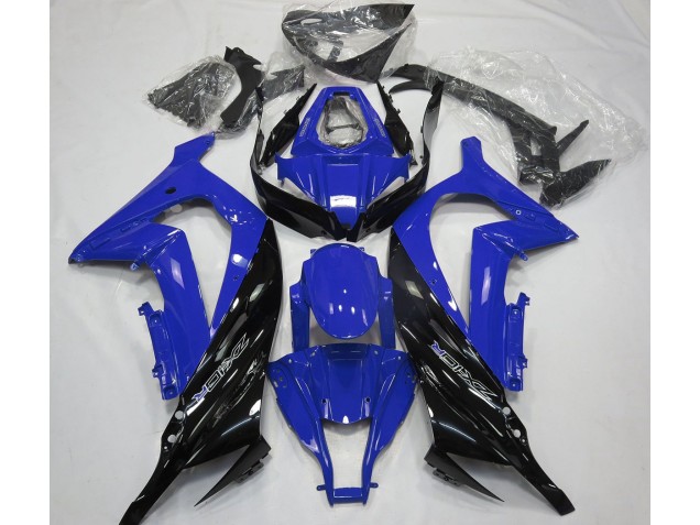 2011-2015 Gloss Blue and Black Kawasaki ZX10R Motorcycle Fairings Canada