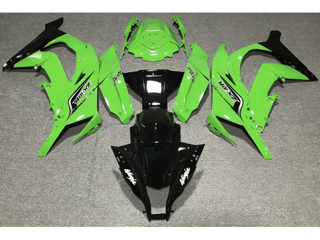 2011-2015 Gloss Green & Logos Kawasaki ZX10R Motorcycle Fairings Canada