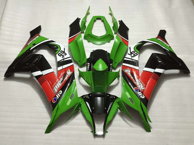 2011-2015 Green 66 Kawasaki ZX10R Motorcycle Fairings Canada