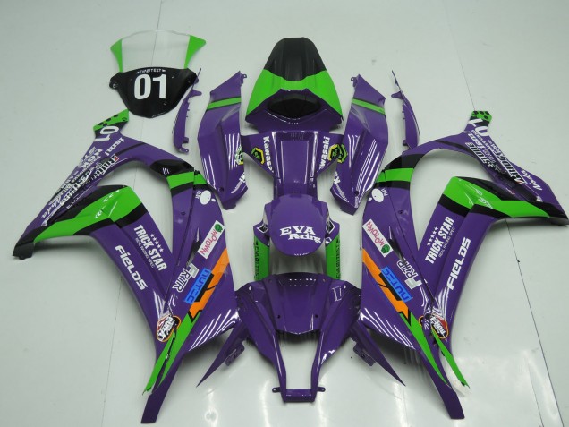 2011-2015 OEM Style Purple Kawasaki ZX10R Motorcycle Fairings Canada