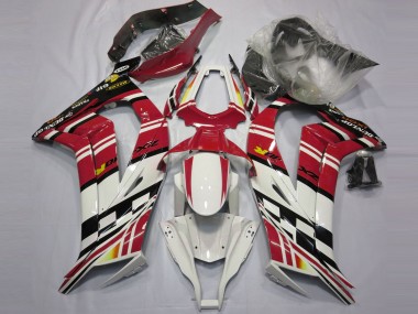 2011-2015 Red Black and White Kawasaki ZX10R Motorcycle Fairings Canada