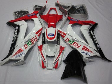 2011-2015 Red White Black Ra Kawasaki ZX10R Motorcycle Fairings Canada