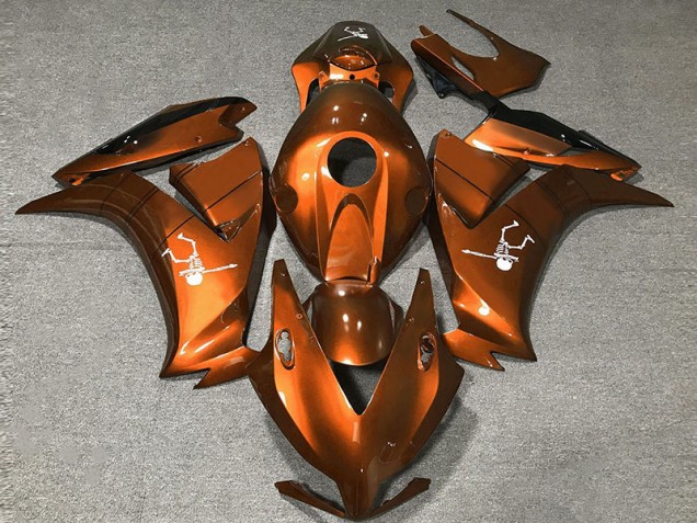 2012-2016 Deep Orange Gloss Honda CBR1000RR Motorcycle Fairings Canada