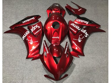 2012-2016 Deep Red Custom Honda CBR1000RR Motorcycle Fairings Canada