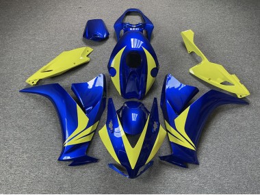 2012-2016 Gloss Blue and High Vis Yellow Honda CBR1000RR Motorcycle Fairings Canada