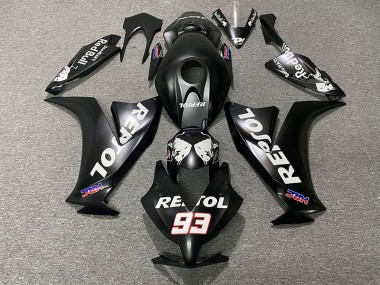 2012-2016 Matte Black Repsol Honda CBR1000RR Motorcycle Fairings Canada