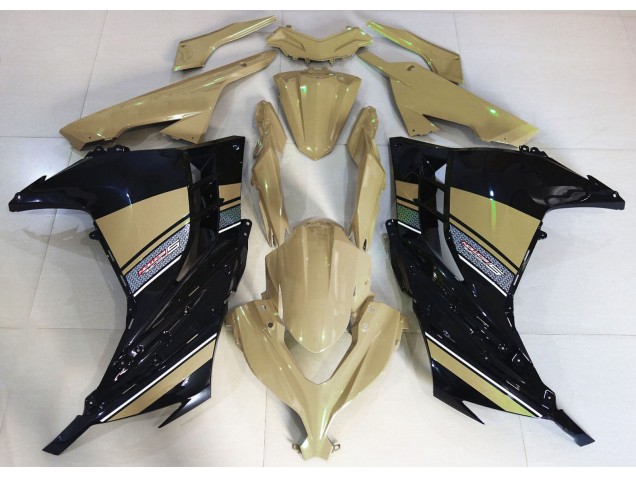 2013-2018 Desert Tan and Black Kawasaki Ninja 300 Motorcycle Fairings Canada