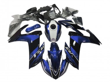 2015-2018 Blue and Gloss Black Yamaha R3 Motorcycle Fairings Canada