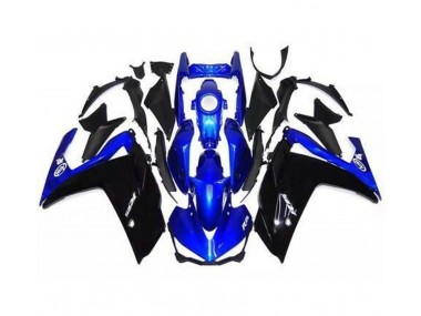 2015-2018 Gloss Black and Blue Yamaha R3 Motorcycle Fairings Canada