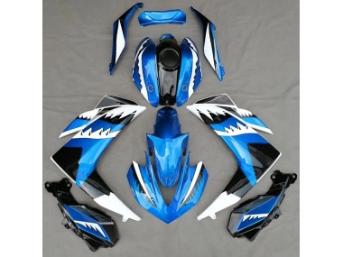 2015-2018 Light Blue Shark Yamaha R3 Motorcycle Fairings Canada