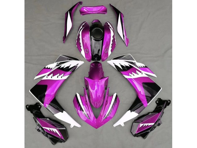 2015-2018 Pink Shark Yamaha R3 Motorcycle Fairings Canada