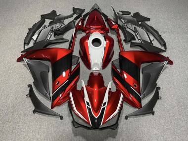 2015-2018 Red Black and White Yamaha R3 Motorcycle Fairings Canada