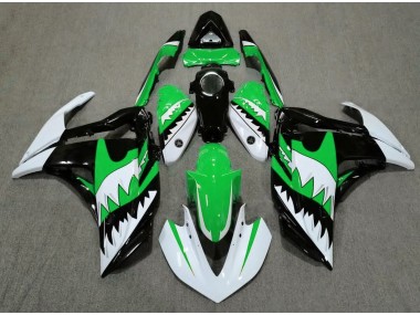 2015-2018 White Shark & Green Yamaha R3 Motorcycle Fairings Canada