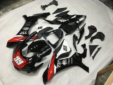 2015-2019 Black Red and White 99 Yamaha R1 Motorcycle Fairings Canada