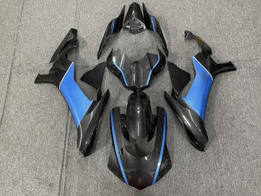 2015-2019 Carbon Fiber & Light Blue Yamaha R1 Motorcycle Fairings Canada