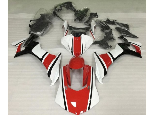 2015-2019 Gloss White Red and Black Yamaha R1 Motorcycle Fairings Canada