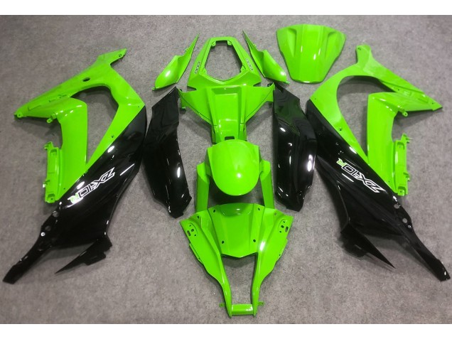 2016-2019 Bright Green & Green R Kawasaki ZX10R Motorcycle Fairings Canada