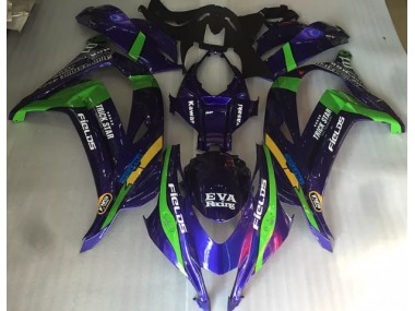 2016-2019 Purple Green and Gloss Kawasaki ZX10R Motorcycle Fairings Canada