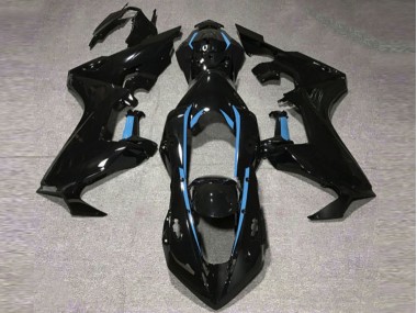 2017-2019 Gloss Black & Light Blue Lining Honda CBR1000RR Motorcycle Fairings Canada