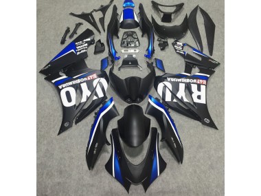 2017-2019 Matte Black & Blue Suzuki GSXR 1000 Motorcycle Fairings Canada