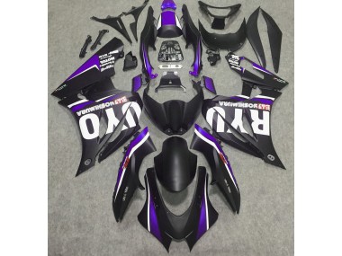 2017-2019 Matte Black & Purple Suzuki GSXR 1000 Motorcycle Fairings Canada