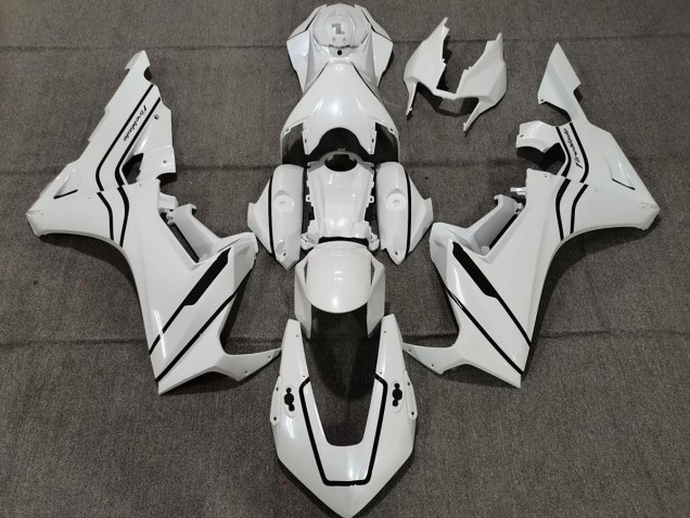 2017-2019 Pearl White and Black Honda CBR1000RR Motorcycle Fairings Canada