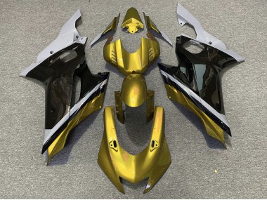 2017-2019 Cement Black and Gold Yamaha R6 Motorcycle Fairings Canada