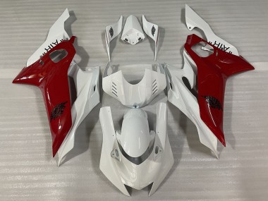 2017-2019 Gloss White and Red J AIR Yamaha R6 Motorcycle Fairings Canada