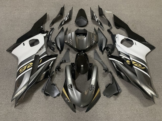 2017-2019 Gunmetal Grey and Gold Yamaha R6 Motorcycle Fairings Canada