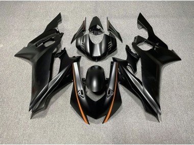 2017-2019 Matte Black & Orange Accents Yamaha R6 Motorcycle Fairings Canada