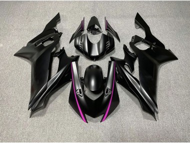 2017-2019 Matte Black & Pink Accents Yamaha R6 Motorcycle Fairings Canada