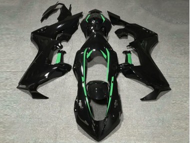 2017-2019 Gloss Black & Forest Green Lining Honda CBR1000RR Motorcycle Fairings Canada