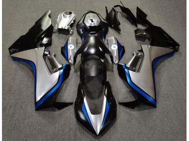 2017-2019 Silver and Black & Blue Honda CBR1000RR Motorcycle Fairings Canada