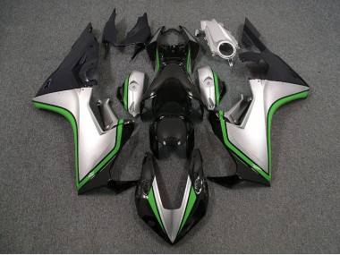 2017-2019 Silver and Black & Green Honda CBR1000RR Motorcycle Fairings Canada