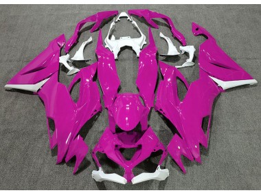 2019-2020 Gloss Pink & White Kawasaki ZX6R Motorcycle Fairings Canada