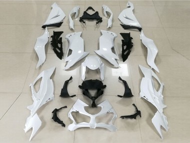 2019-2020 Gloss White Kawasaki ZX6R Motorcycle Fairings Canada