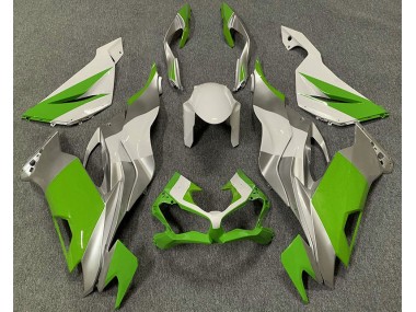 2019-2020 Green White and Silver Kawasaki ZX6R Motorcycle Fairings Canada